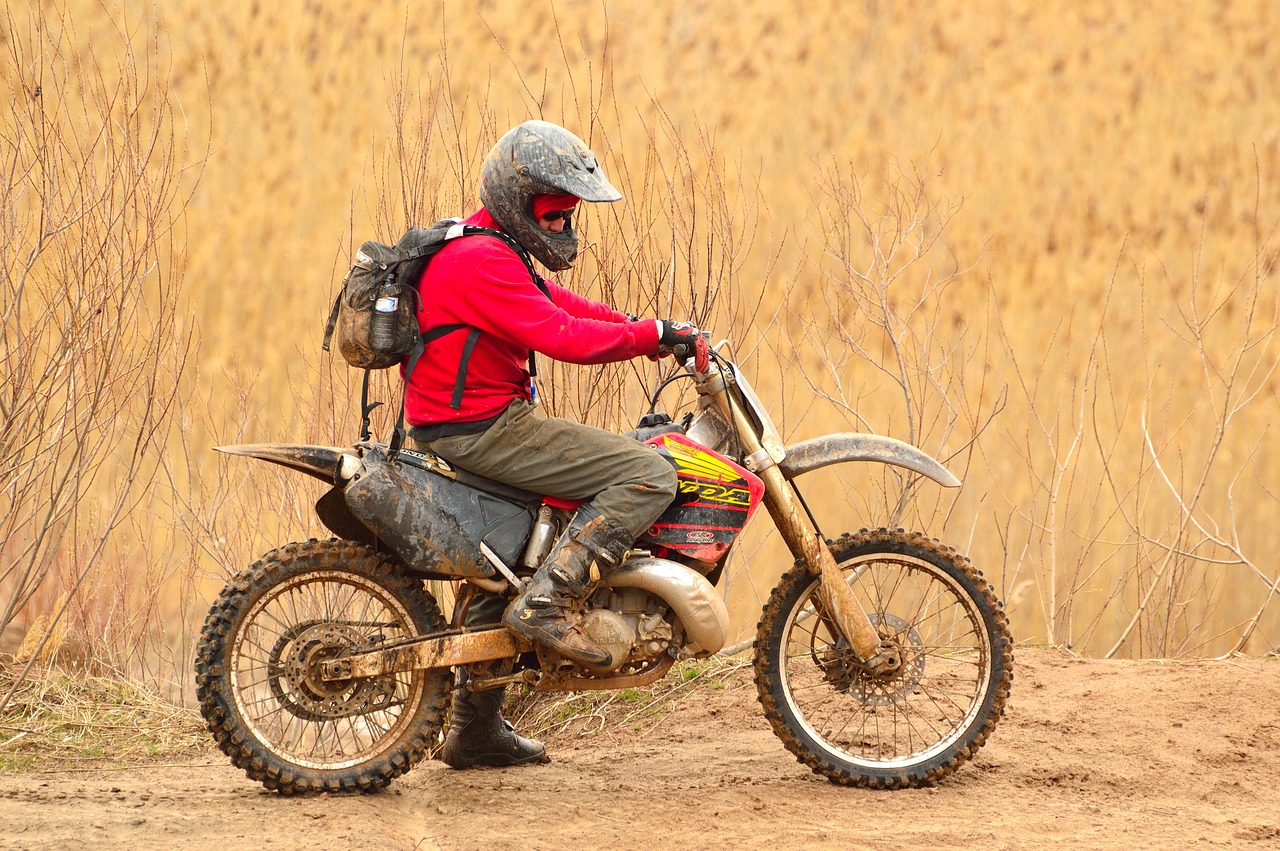 Motorky jsou dobré na sport. 